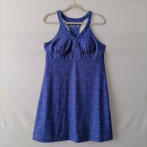 ZeroXposur Blue Heathered Midi Dress